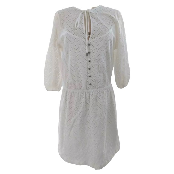 White House Black Market White Eyelet Dress - Picture 1 of 6